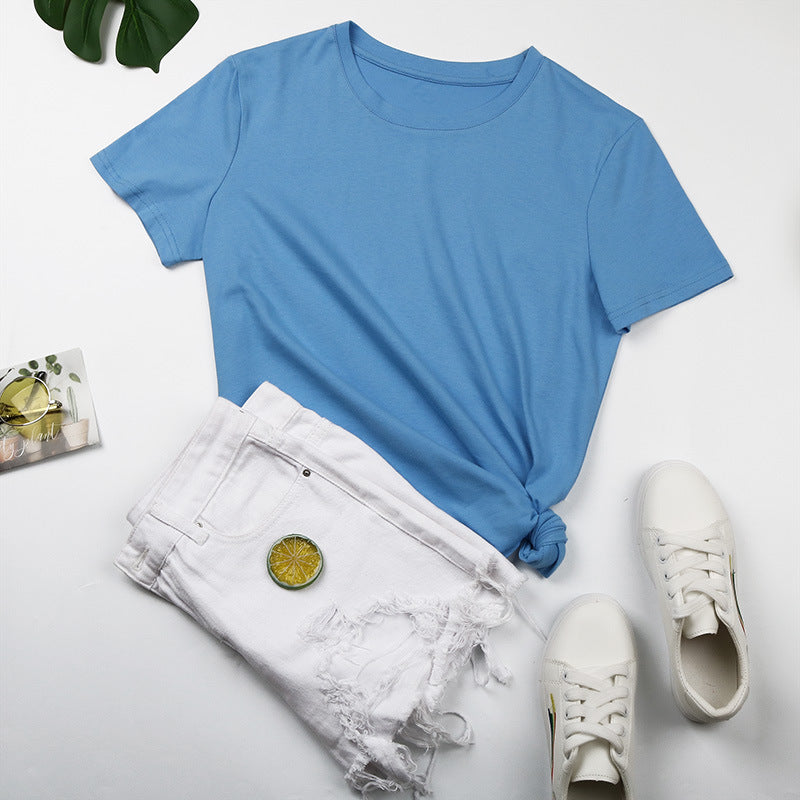 Damen-Basic-T-Shirt mit entspannter Passform und hochwertiger Baumwolle, Größe [Größe fehlt]