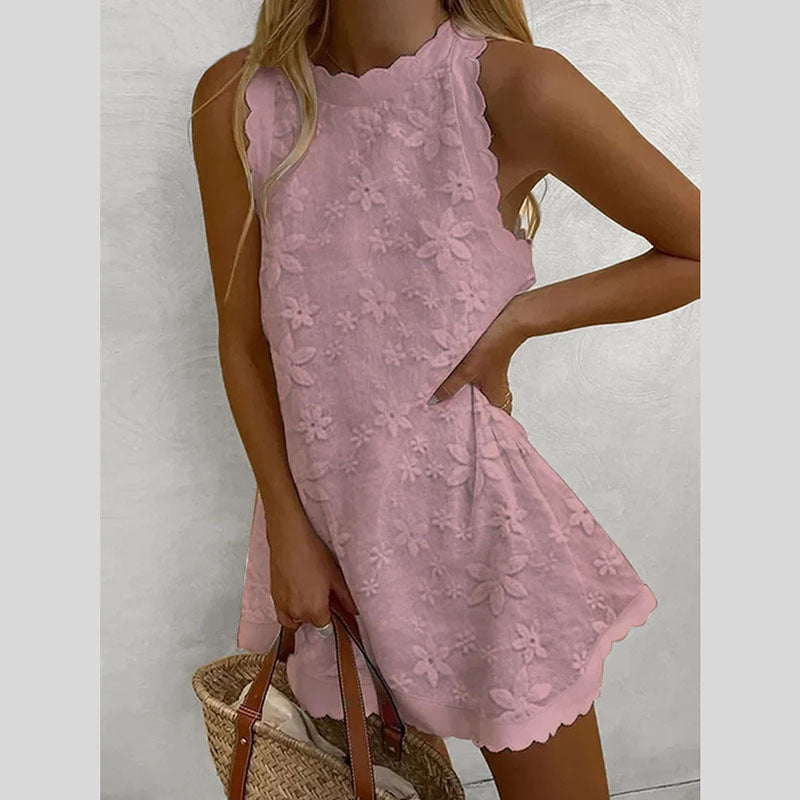 Women's summer dress in floral design, size