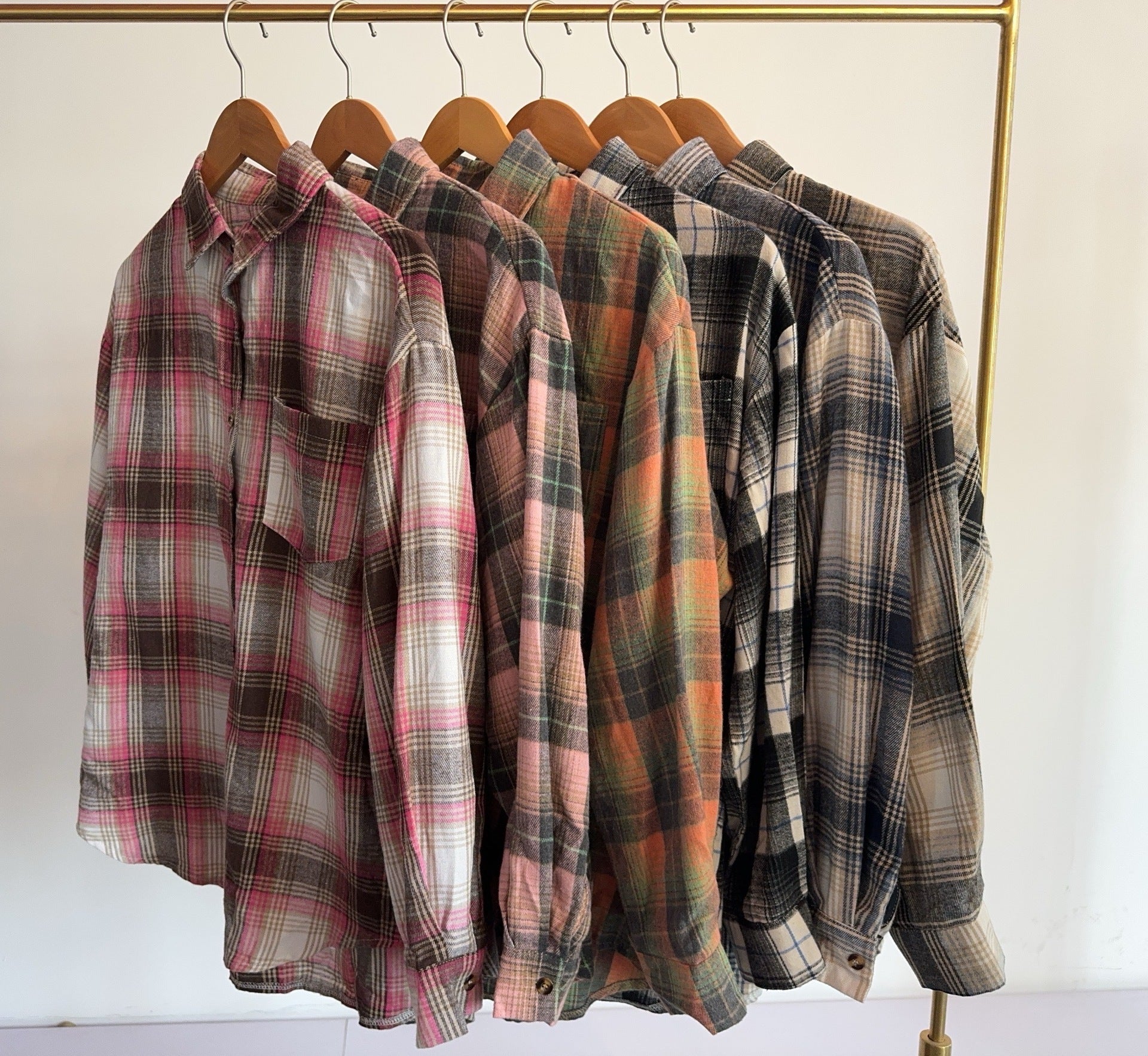 Women's Checkered Oversized Shirt Blouse Valenzora