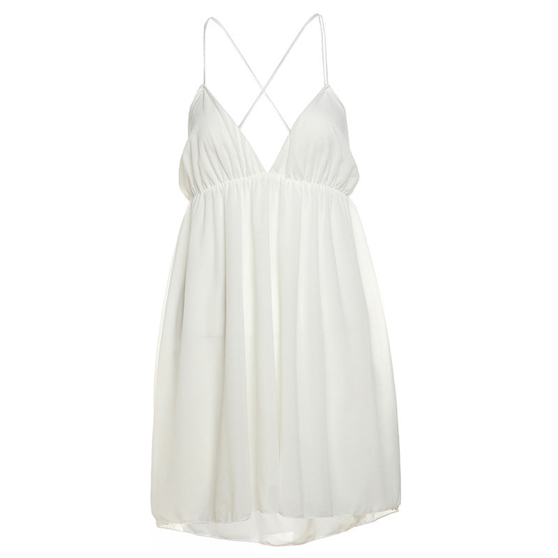 Valenzora | Backless Maxi Dress with Cut-Out: Timeless Summer Elegance