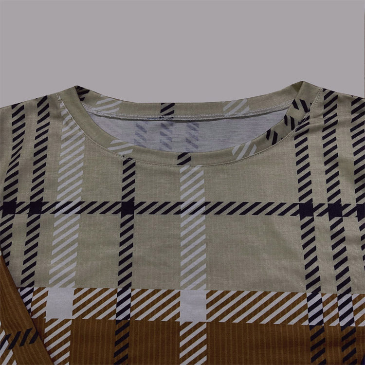Valenzora | Bedrucktes lässiges Pullover-Oberteil