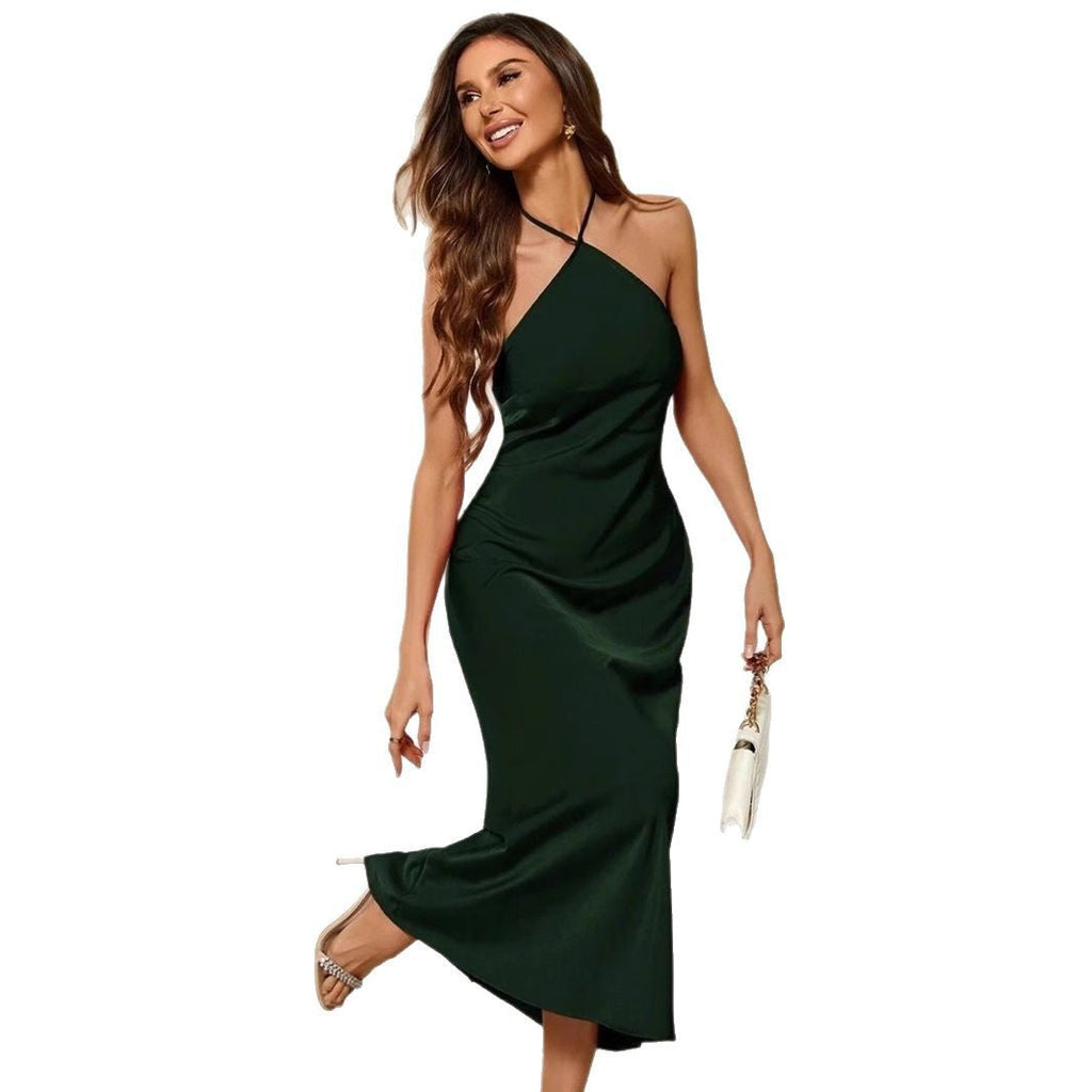 Valenzora | Satin Slip Sexy Evening Long Dress