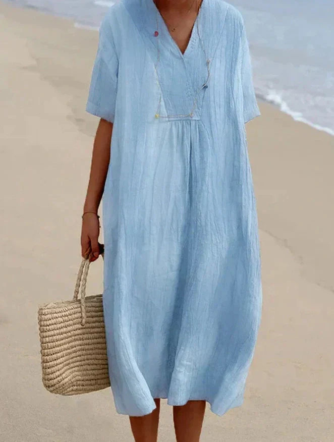 Valenzora | Cotton-linen dress