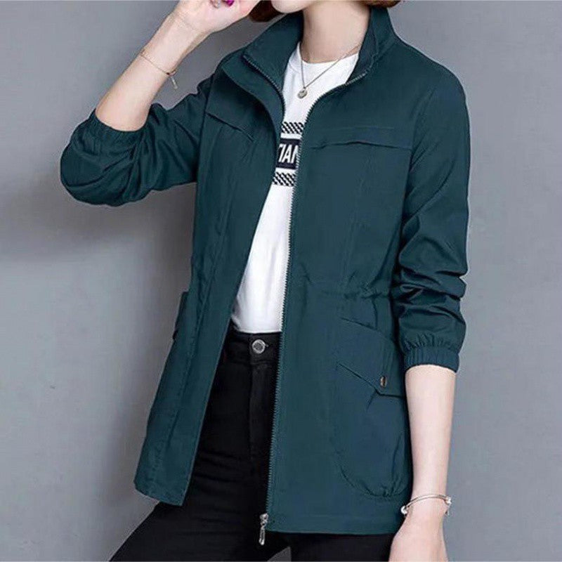 Valenzora | Trench Coat with Zipper for Women