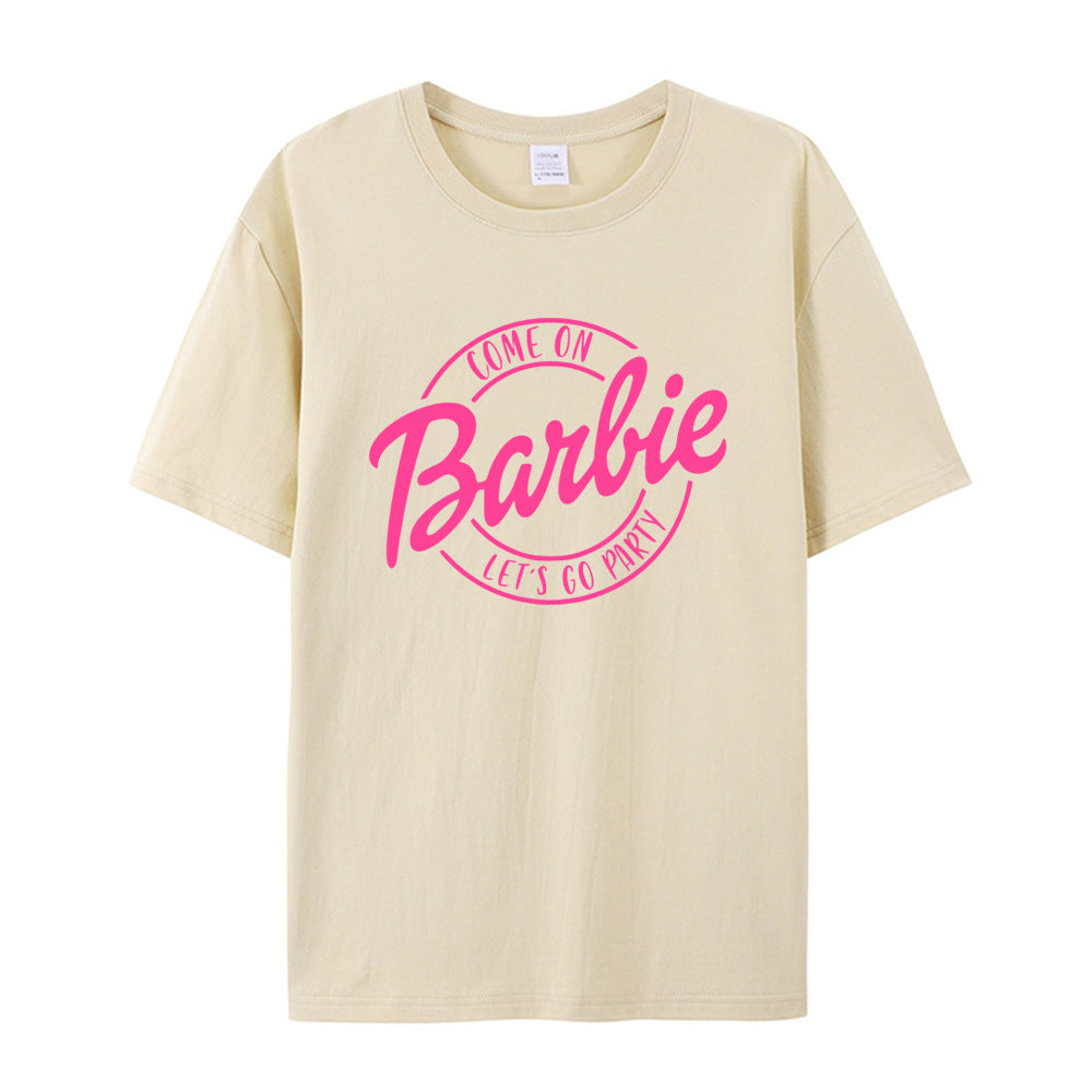 Valenzora | Retro Party Barbie Print T-Shirt