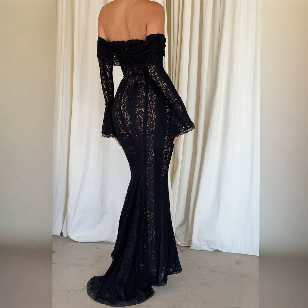Valenzora | Flared Sleeve Bodycon Waist Dress