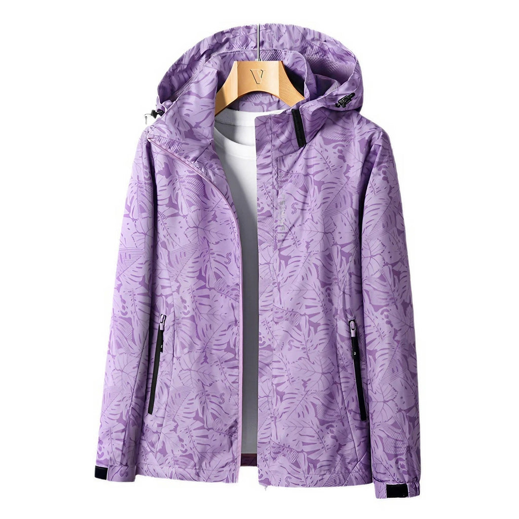 Valenzora | Waterproof women's hooded rain jacket