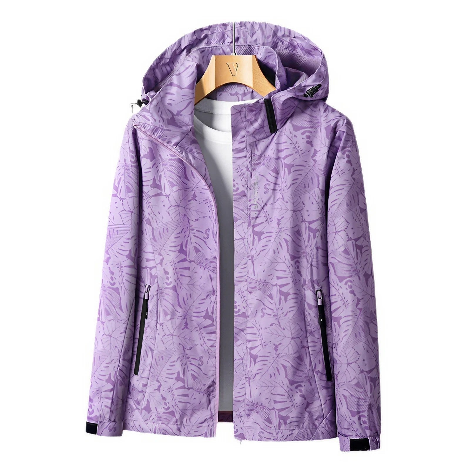 Valenzora | Waterproof women's hooded rain jacket