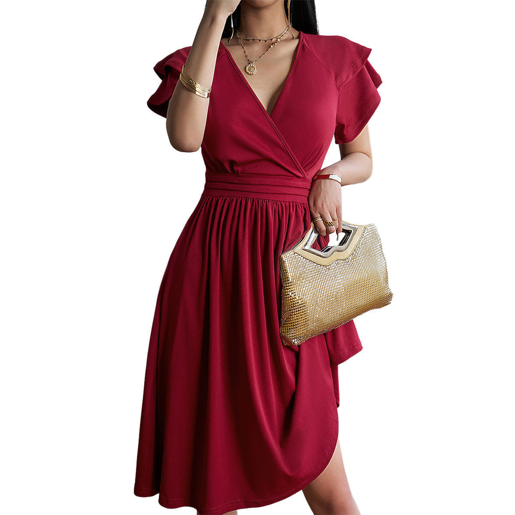 Valenzora | Elegantes Midikleid mit V-Ausschnitt