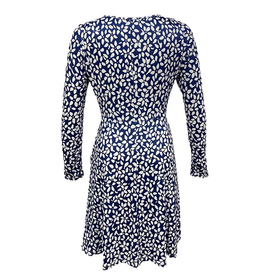 Damen Blusenkleid mit floralem Design und praktischen Taschen Drune