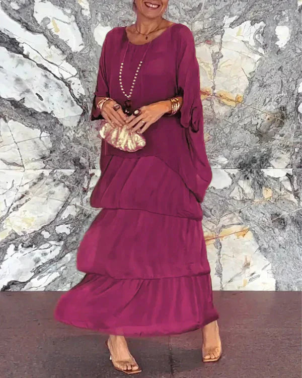Valenzora | Elegant Layered Dress