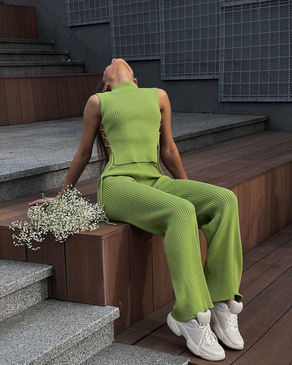 Valenzora Ensemble aus Weste und Hose für Damen