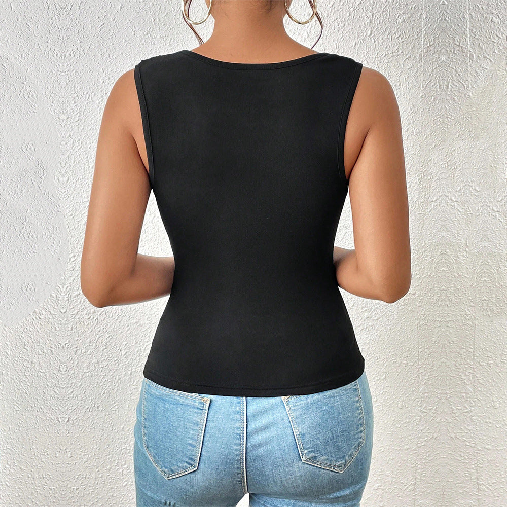 Damen-Asymmetrie-Top mit elegantem Design, Größe
