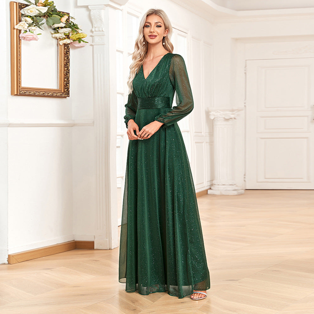 Valenzora | Cocktail Evening Dress Kor Costumes Plus Size Long Host Solo Green Dress