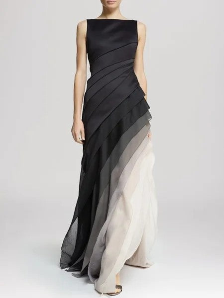 Valenzora | Ombre Evening Maxi Dress