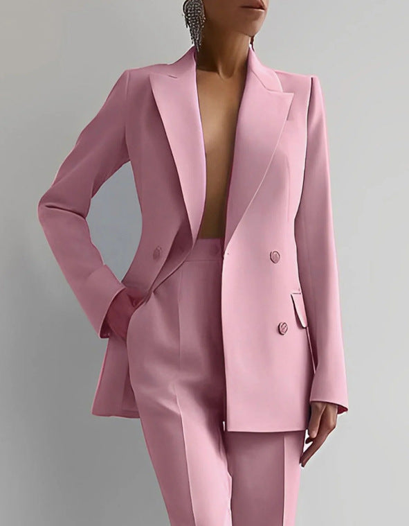 Valenzora | Elegant Blazer and Trousers Set