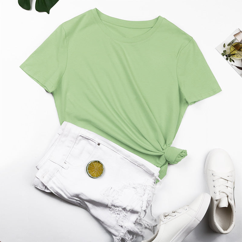 Damen-Basic-T-Shirt mit entspannter Passform und hochwertiger Baumwolle, Größe [Größe fehlt]