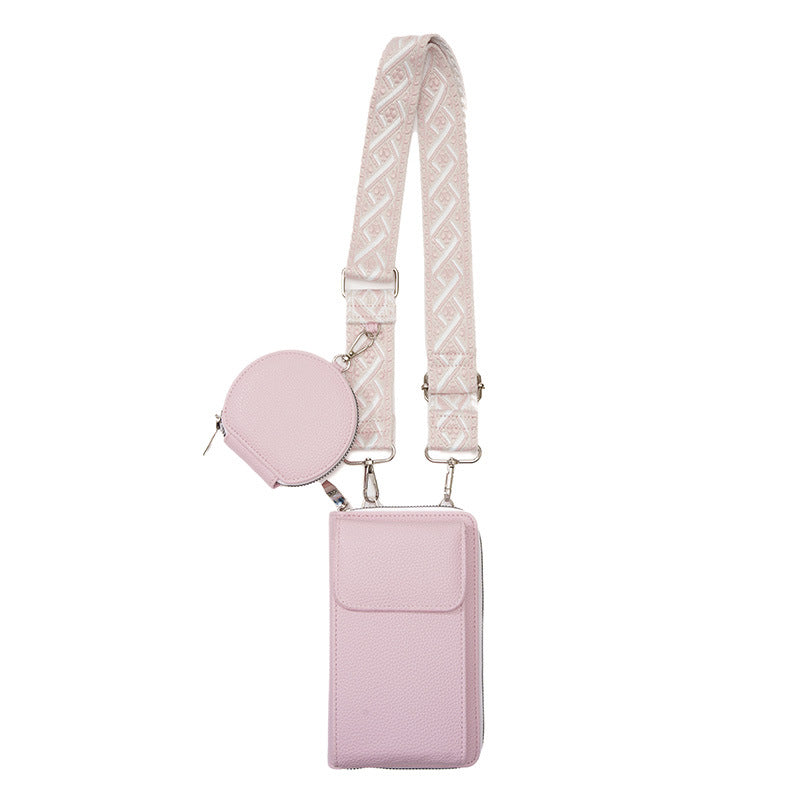Valenzora shoulder bag with cell phone compartment