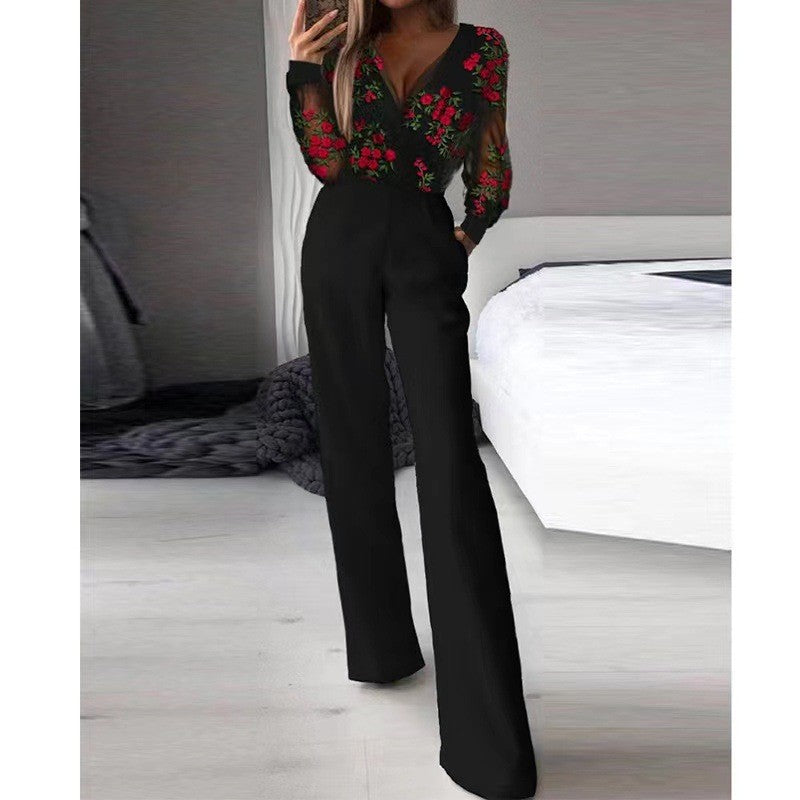 Valenzora | Asymmetrischer Revers-Jumpsuit mit mittlerer Taille für Pendler