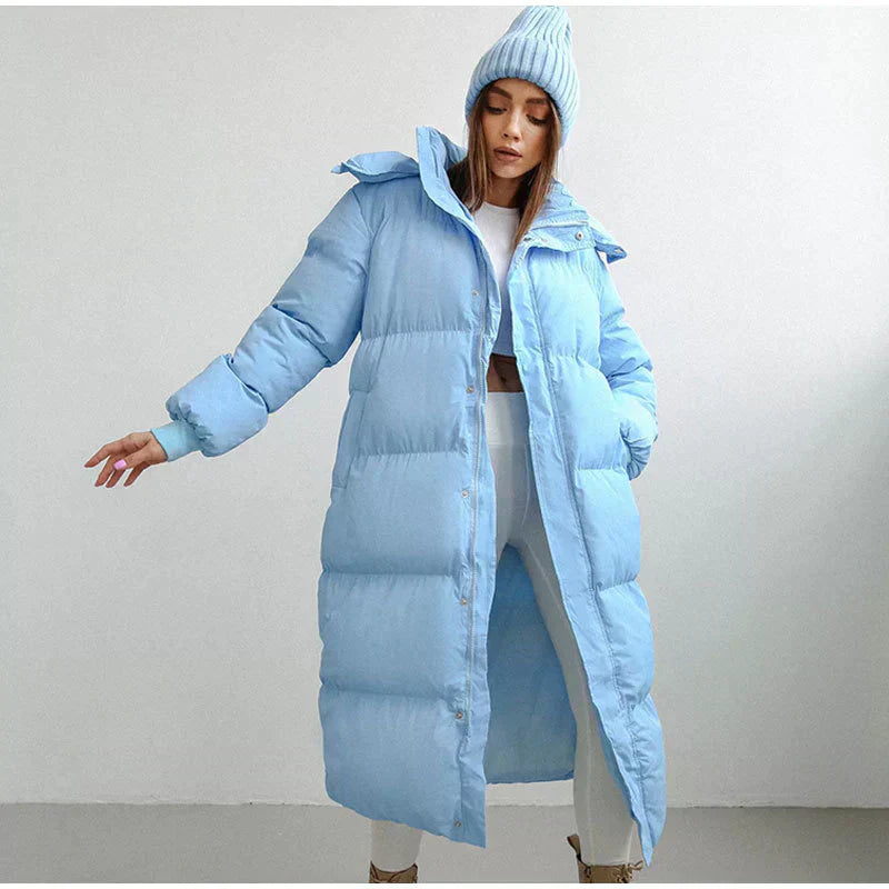 Valenzora | Long Padded Winter Jacket for Women