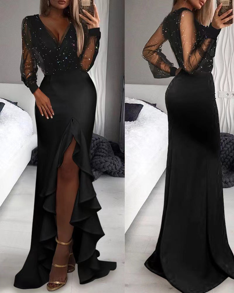 Valenzora | Elegantes Pendler-Maxikleid