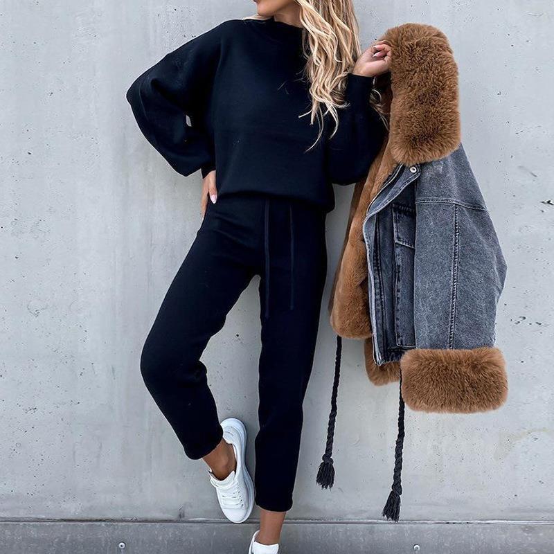 Valenzora | Lace-up trousers two-piece set