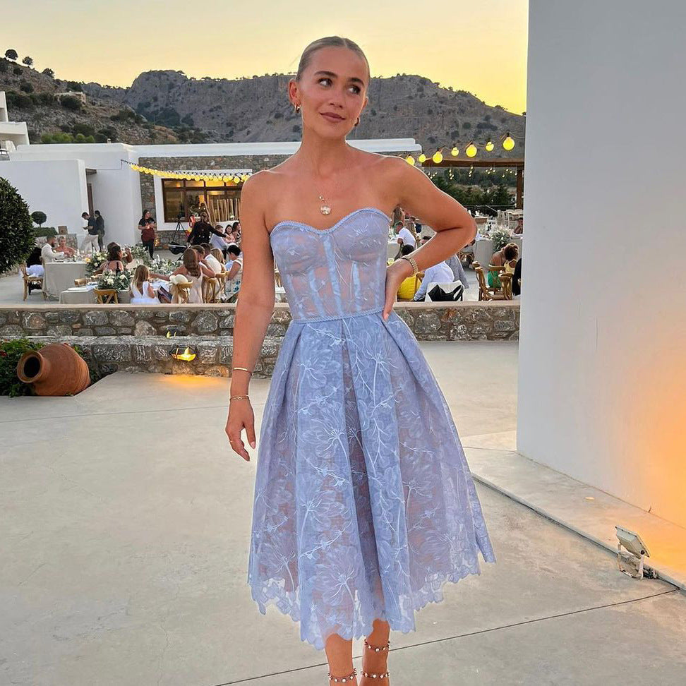 Valenzora | Lace Cocktail Dress for Women