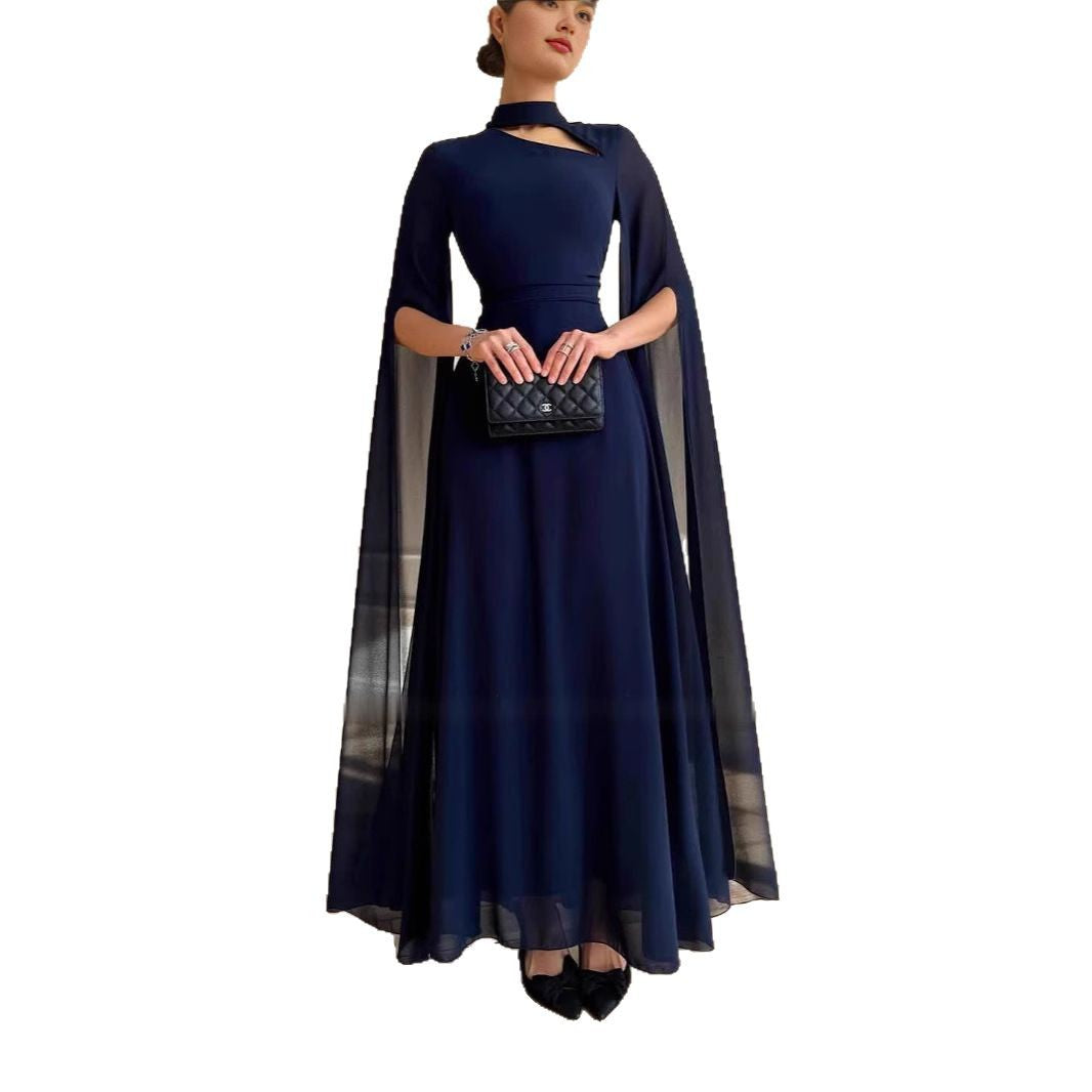 Valenzora | Lightweight chiffon party cape