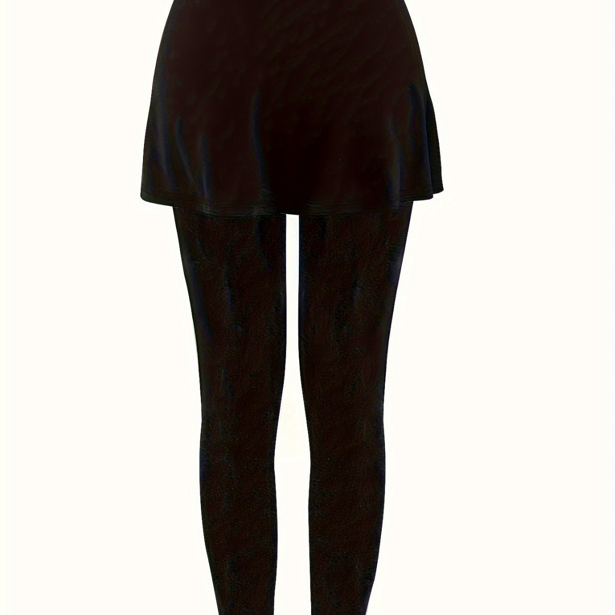 Women's leggings with a swing skirt, size