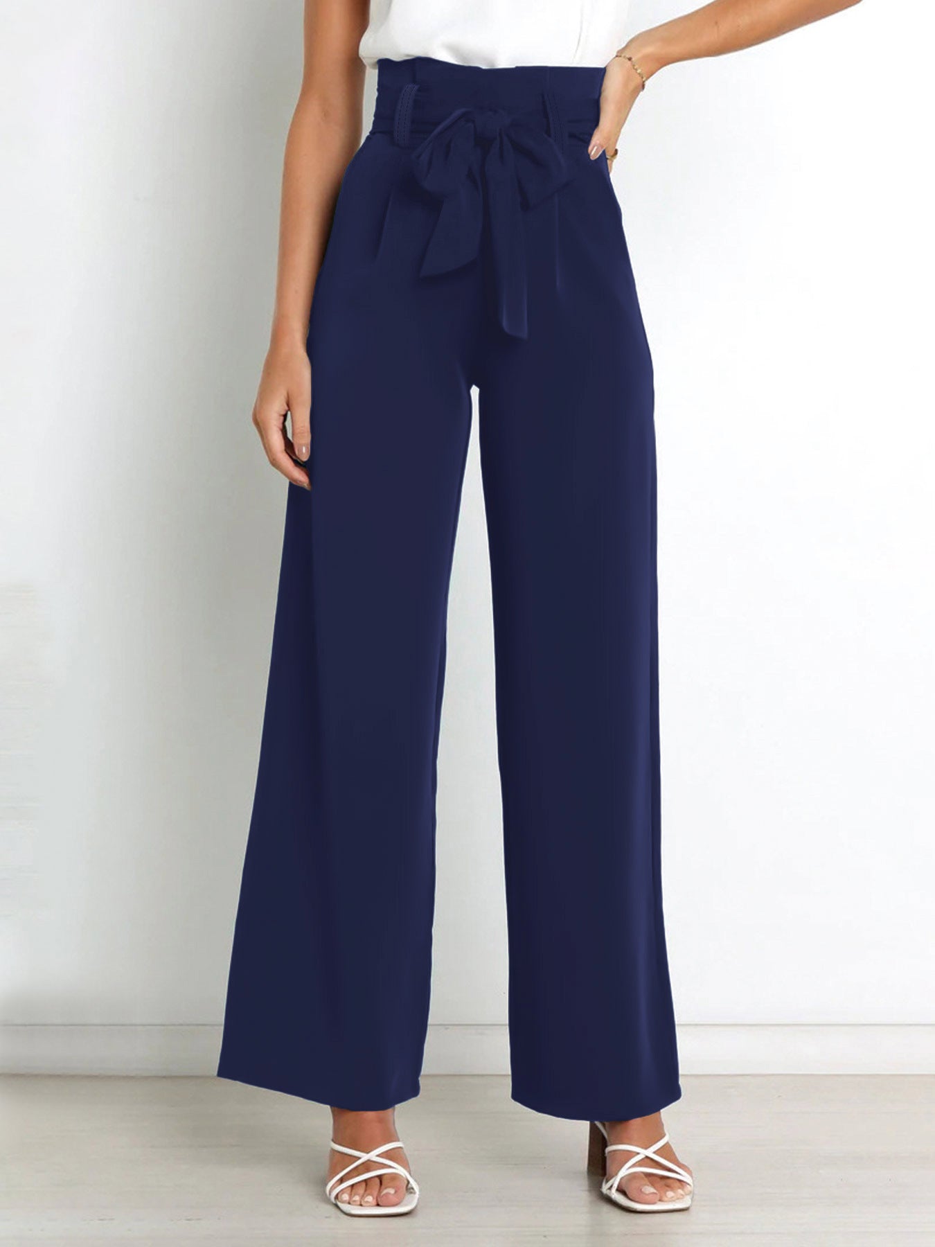 Valenzora | Stylish lacing bow summer trousers