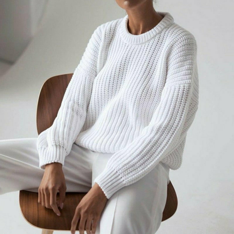 Valenzora | Lässiger, fester Strickpullover