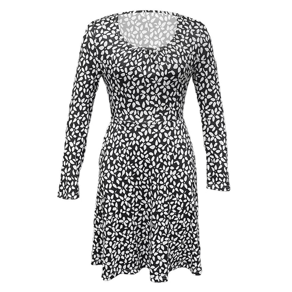 Damen Blusenkleid mit floralem Design und praktischen Taschen Drune