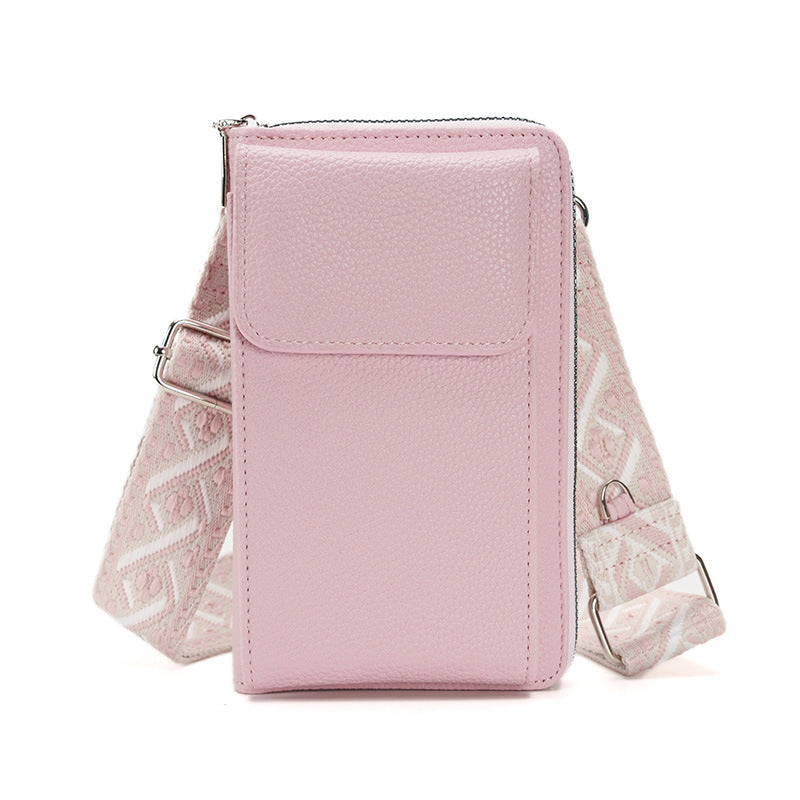Valenzora shoulder bag with cell phone compartment