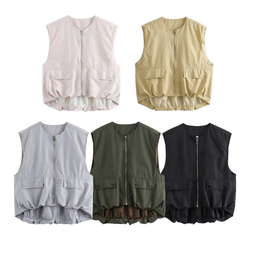 ValenzoraMODE | Lässige Strickjackenweste Tanktop