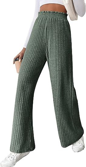 Valenzora | Loosely knitted long trousers