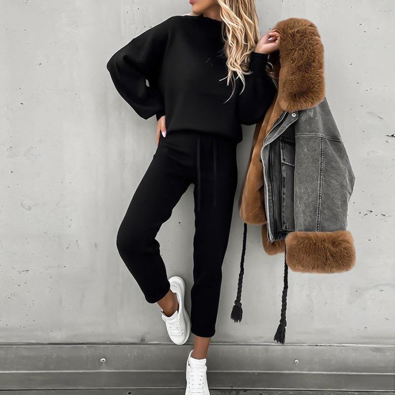 Valenzora | Lace-up trousers two-piece set