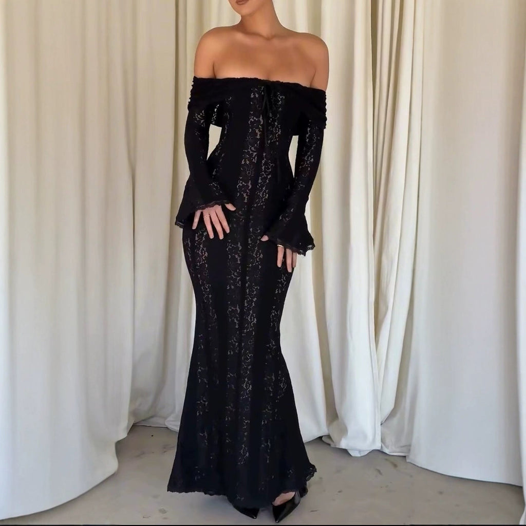 Valenzora | Flared Sleeve Bodycon Waist Dress