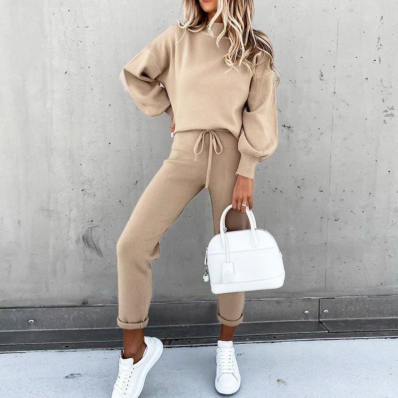 Valenzora | Lace-up trousers two-piece set