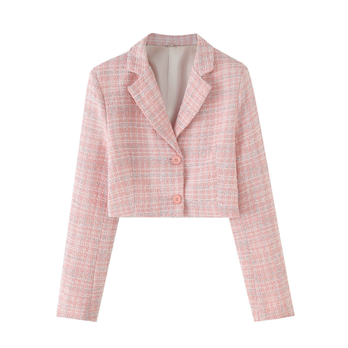Valenzora | Long-sleeved suit top & short skirt set
