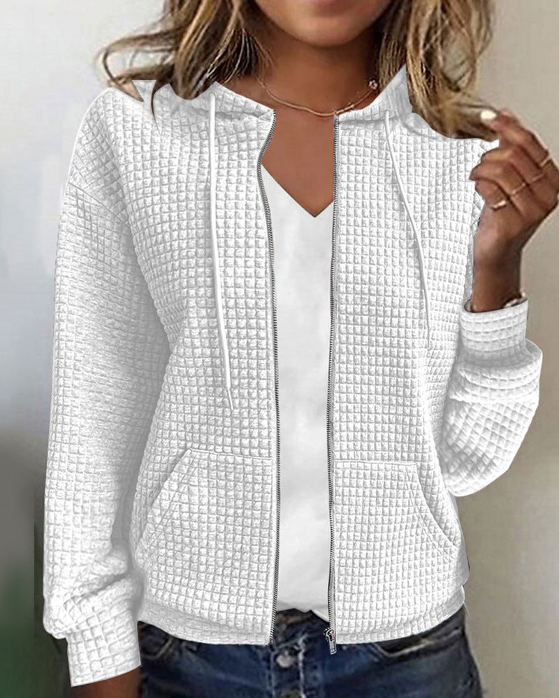 Valenzora | Structured jacket with zipper