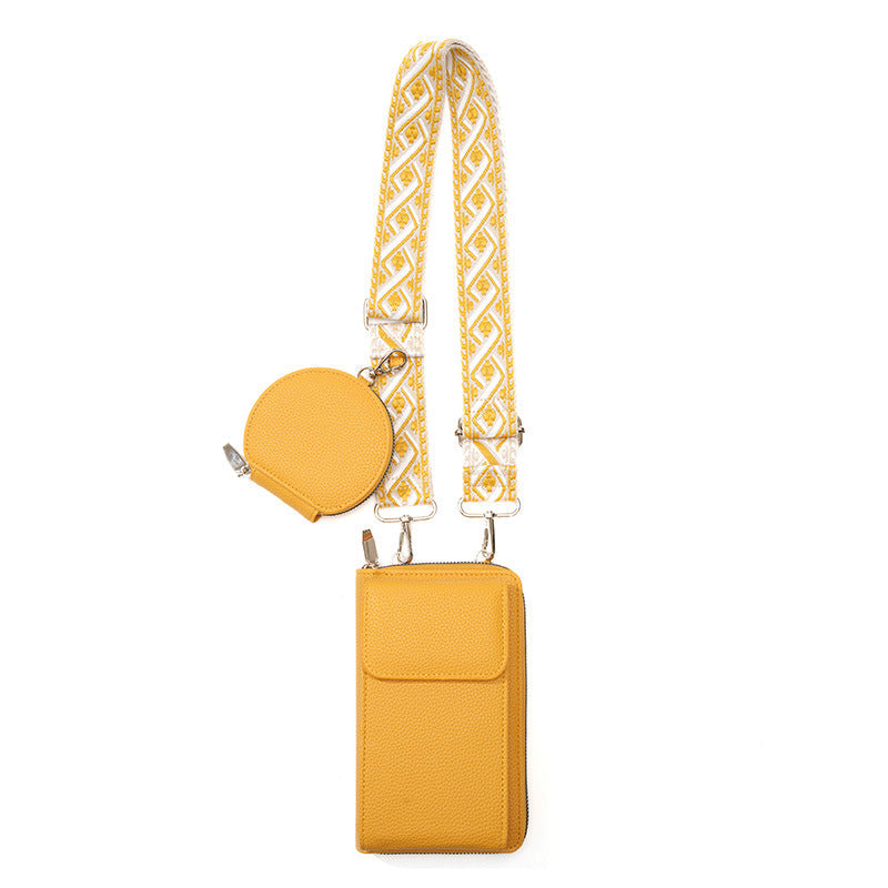 Valenzora shoulder bag with cell phone compartment