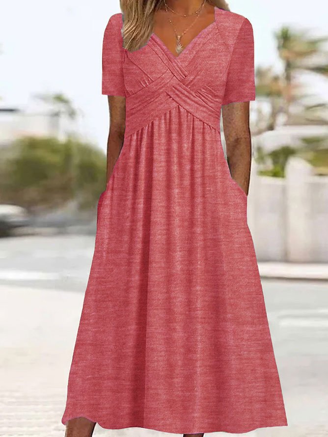 Valenzora | Crossover-Midikleid
