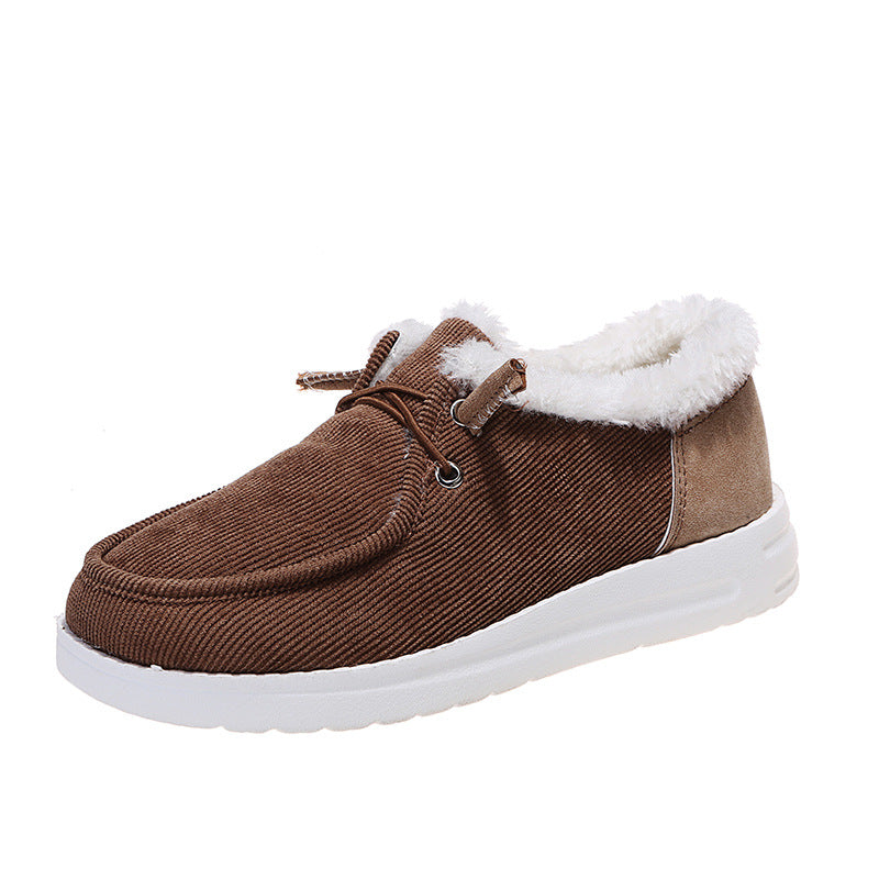 Valenzora - Elegant winter sneakers with fur lining
