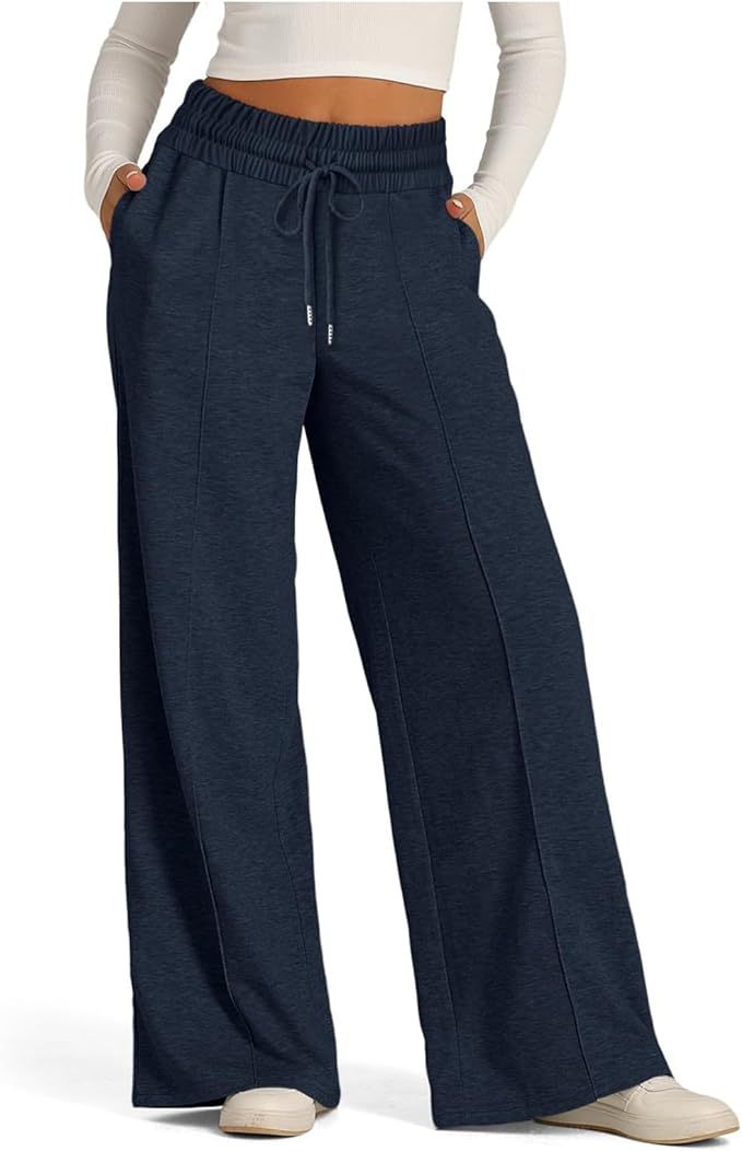 Women's comfortable and casual leisure trousers with elasticated waistband and side pockets, size