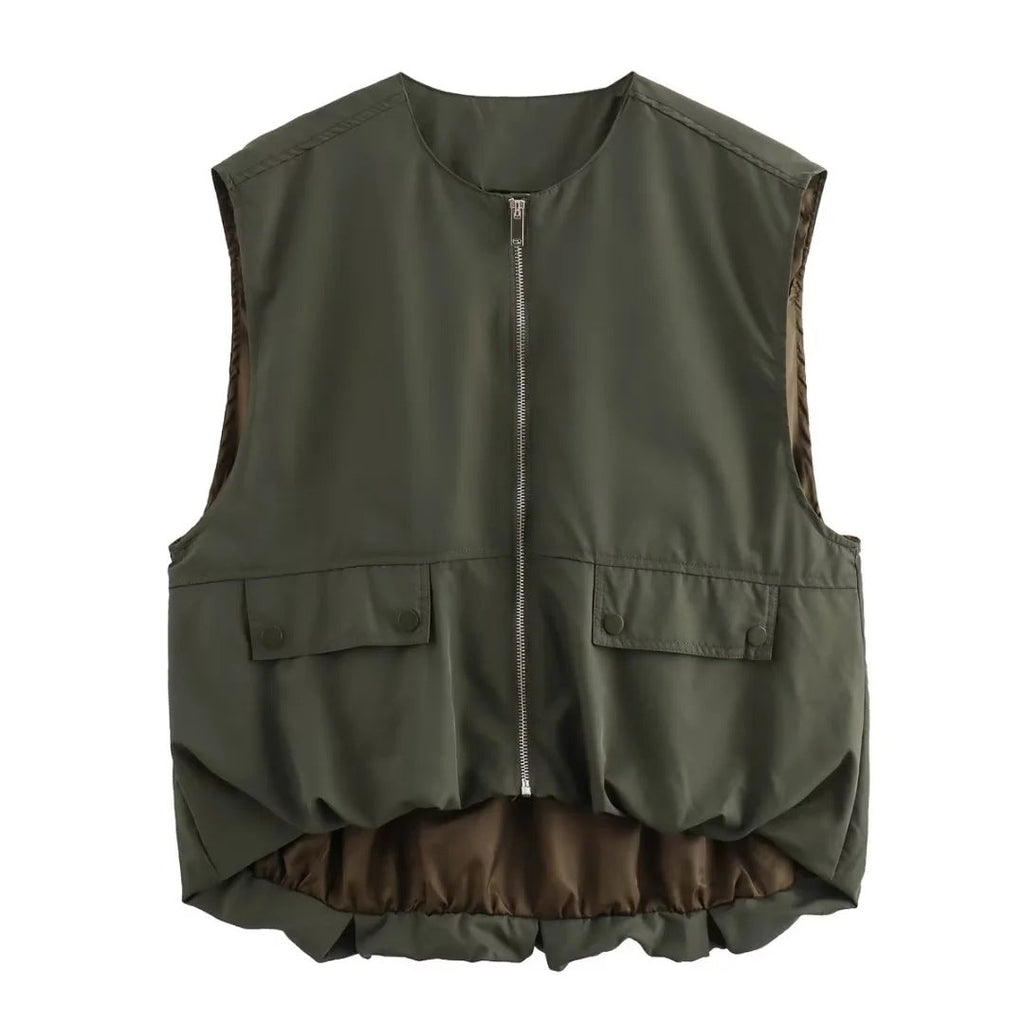 ValenzoraMODE | Lässige Strickjackenweste Tanktop