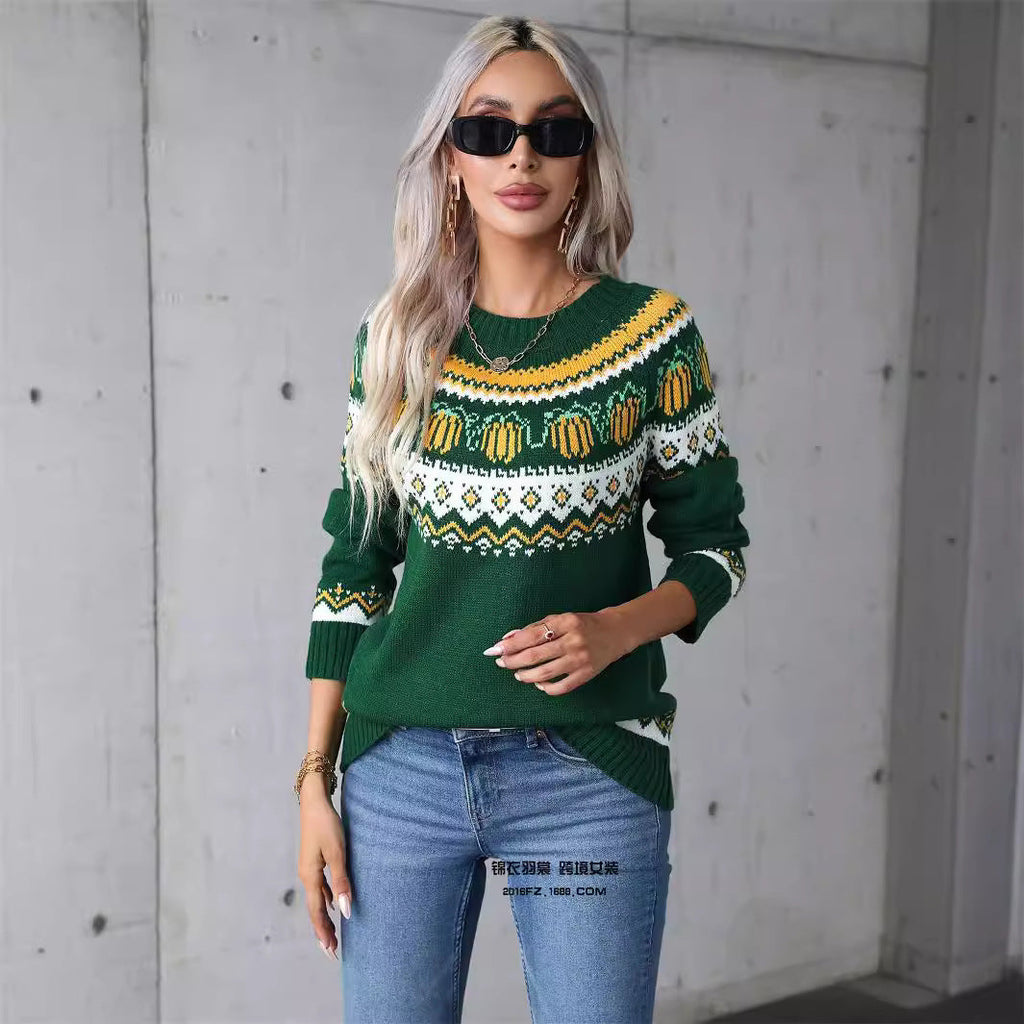Warm ethnic sweaters for women