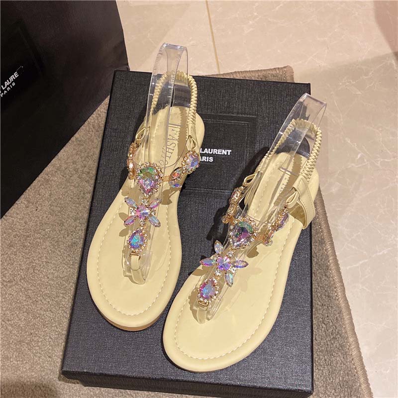 Valenzora | Glitzernde Sandalen mit Strass