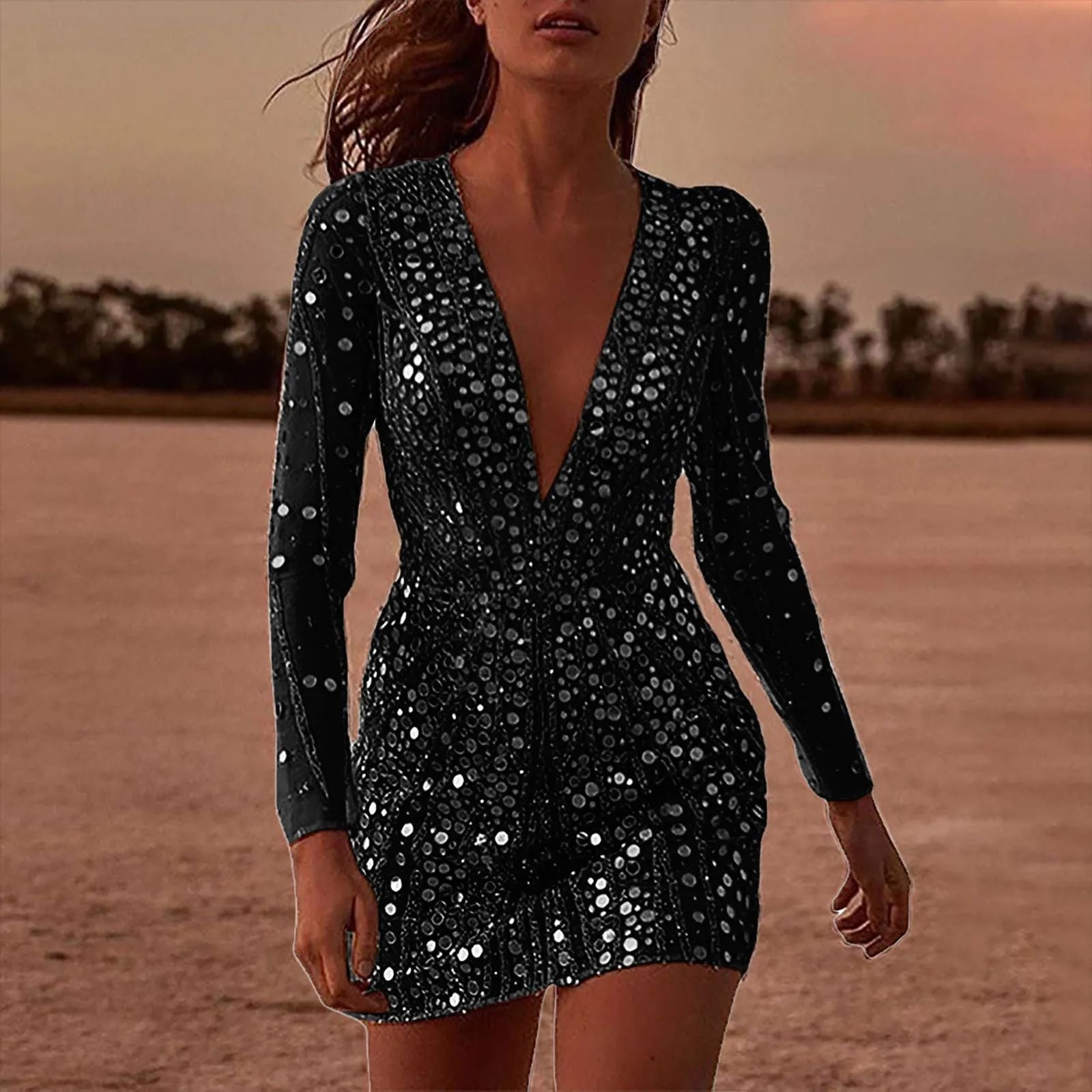 Valenzora | Glamorous sequin dress