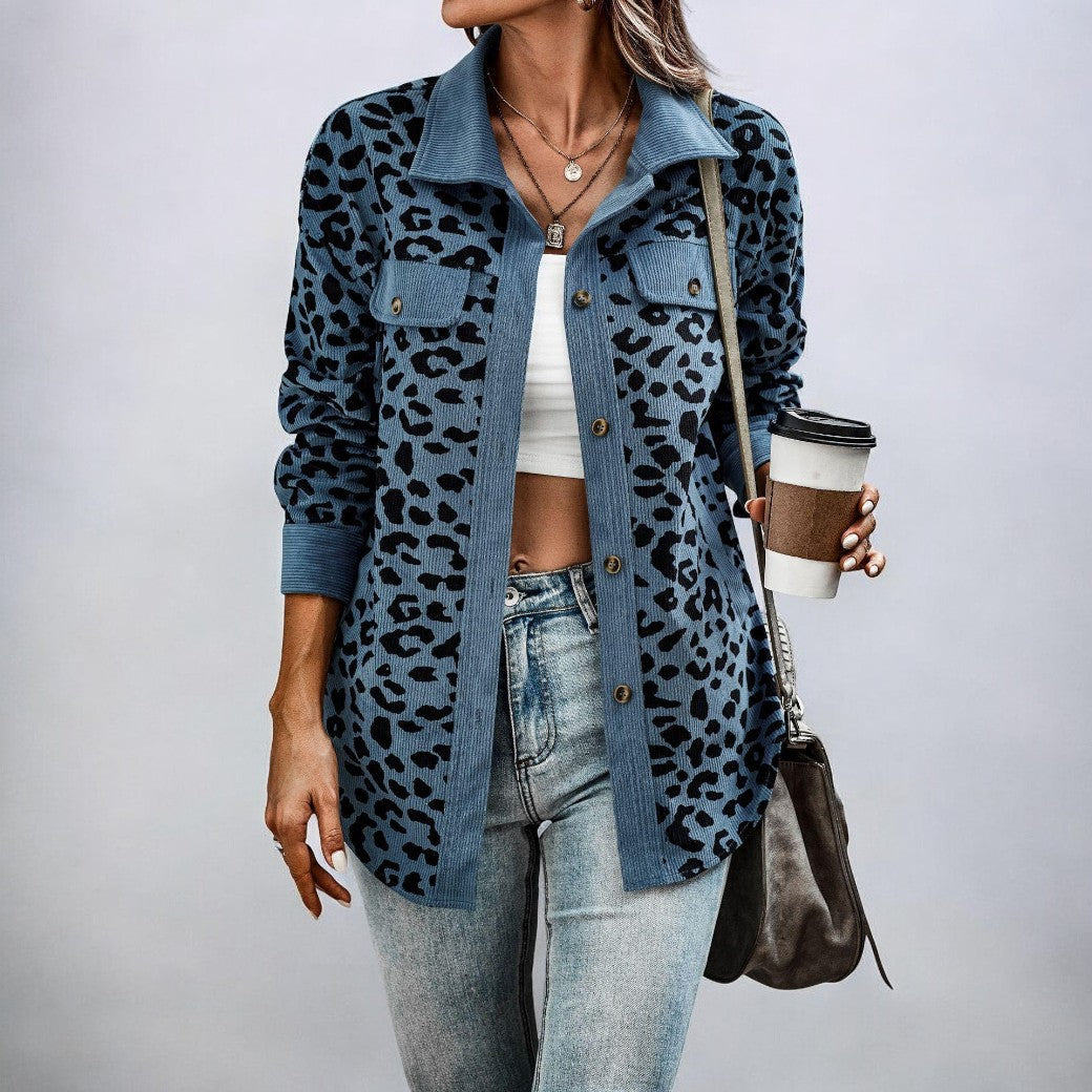Valenzora | Stylish leopard-print jacket