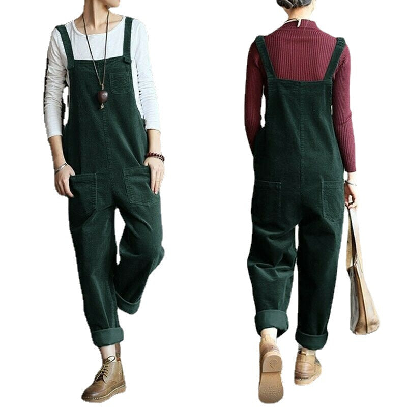 Valenzora - Casual corduroy jumpsuit
